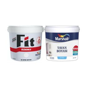 Marshall 2202 Fit 2.5 lt Şampanya Silikonlu İç Cephe Boyası