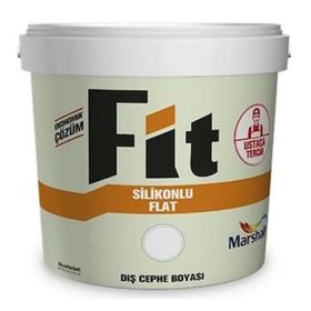 Marshall 2,5 lt Beyaz Fit Silikonlu Flat Bm Baz Dış Cephe Boyası