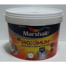 Marshall 2,5 lt Sedef Işıltısı Maximum Silikonlu İpek Mat Boya