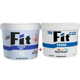 Marshall 3.5 kg Beyaz Fit Plastik İç Cephe Duvar Boyası