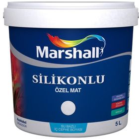 Marshall 7.5 lt Beyaz Silikonlu Özel Mat Duvar Boyası