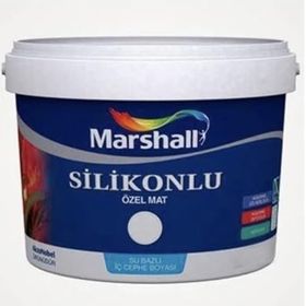 Marshall 7.5 lt Beyaz Silikonlu Özel Mat Duvar Boyası