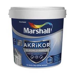 Marshall 7,5 lt Kandil Alevi Akrikor Silikonlu Akrilik Dış Cephe Boyası
