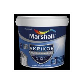 Marshall Akrikor 7,5 lt Silikonlu Akrilik Bc Baz Dış Cephe Boyası