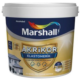 Marshall Akrikor Elastomerik Beyaz 15 lt Boya