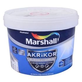 Marshall Akrikor Gelin Teli 2.5 L Silikonlu Akrilik Dış Cephe Boyası
