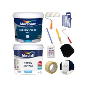 Marshall Akşam Sefası 7.5 lt Silikonlu Özel Mat İç Cephe Boyası