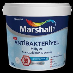 Marshall Antibakteriyel Hijyen 15 lt Beyaz İç Cephe Boya
