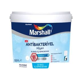 Marshall Antibakteriyel Hijyen Bebek Pembe 2.5 lt Silinebilir İç Cephe Boyası
