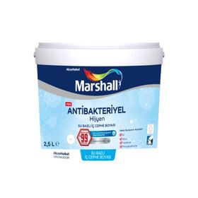 Marshall Antibakteriyel Hijyen Beyaz 2,5 L İç Cephe Duvar Boyası