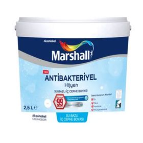 Marshall Antibakteriyel Hijyen Kum Beji 2.5 lt Silinebilir İç Cephe Boyası