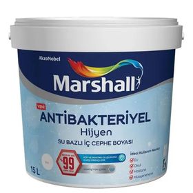 Marshall Antibakteriyel Hijyen Mavi Çam 15 lt İç Cephe Boyası