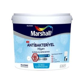 Marshall Antibakteriyel Hijyen Şeker Pembe 2.5 lt İç Cephe Boyası