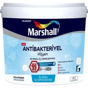Marshall Antibakteriyel Hijyen Silinebilir Akarsu 5 lt İç Cephe Boyası