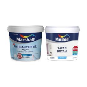 Marshall Antibakteriyel Hijyen Silinebilir Sazlık 2.5 lt İç Cephe Boyası