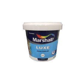 Marshall Aqua Luxe Buz Saçağı 2.50 lt Su Bazlı Parlak Akrilik Esaslı Dekoratif Boya