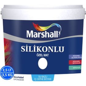 Marshall Ayçekirdeği 2.5 lt Silikonlu Özel Mat Duvar Boyası