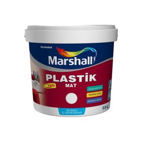 Marshall Badem Ezmesi 2.5 lt Plastik Mat Su Bazlı Iç Duvar Boyası