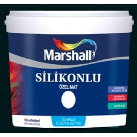 Marshall Beyaz 0.75 lt Silikonlu Özel Mat İç Cephe Duvar Boyası