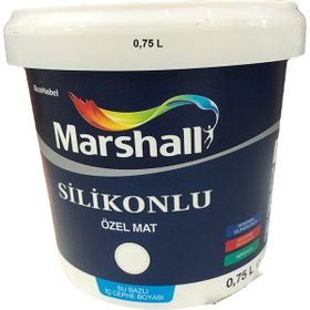 Marshall Beyaz 0.75 lt Silikonlu Özel Mat İç Cephe Duvar Boyası