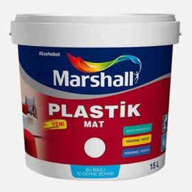 Marshall Beyaz 15 lt Plastik Mat Silinebilir Iç Cephe Boyası