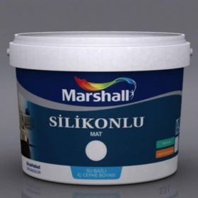 Marshall Beyaz 15 lt Silikonlu Ipek Mat Su Bazlı Iç Cephe Boyası