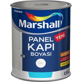 Marshall Beyaz 1lt Su Bazlı Panel Kapı Boyası