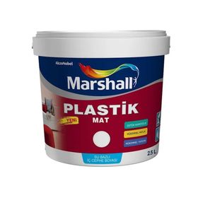 Marshall Beyaz 2.5 lt Plastik Mat Su Bazlı Iç Cephe Boyası