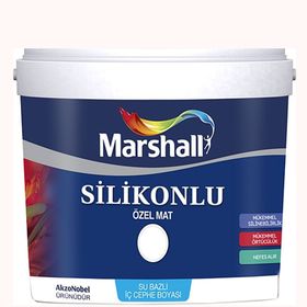 Marshall Beyaz 7.5 lt Özel Mat Silikonlu İç Cephe Boyası