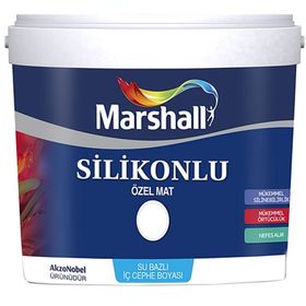 Marshall Beyaz 7.5 lt Silikonlu Özel Mat Bw Baz Iç Cephe Boyası