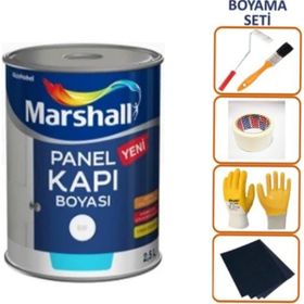 Marshall Çakıl Taşı 2.5 lt Panel Kapı Boyası ve Boyama Seti