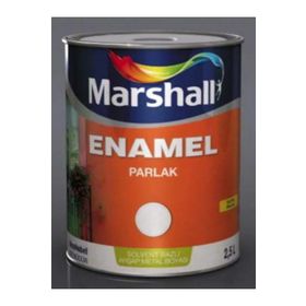 Marshall Enamel 0,75 lt Kar Beyazı Parlak Sentetik Boya