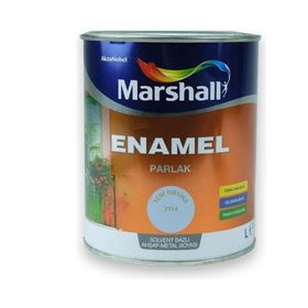 Marshall Enamel Parlak 0.75 lt Beyaz Ahşap ve Metal Boyası