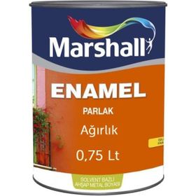 Marshall Enamel Parlak Koyu Kahverengi 750 ml Sentetik Yağlı Boya