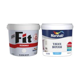 Marshall Fit 15 lt Beyaz Lale Silikonlu İç Cephe Duvar Boyası