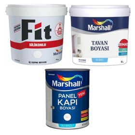 Marshall Fit 15 lt Mısır Koçanı Silikonlu İç Cephe Duvar Boyası