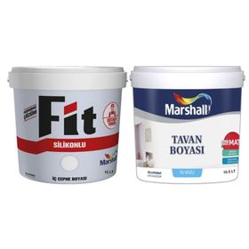 Marshall Fit 15 lt Mısır Koçanı Silikonlu İç Cephe Duvar Boyası