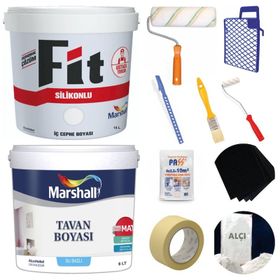 Marshall Fit 15 lt Salep Silikonlu İç Cephe Duvar Boyası