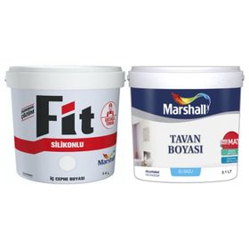 Marshall Fit 2.5 lt Dingin Mavi Silikonlu İç Cephe Duvar Boyası