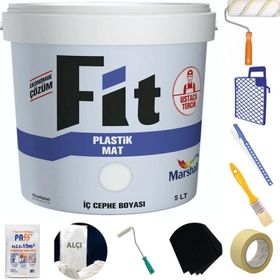 Marshall Fit 5 lt Kum Beji Plastik Su Bazlı İç Cephe Duvar Boyası