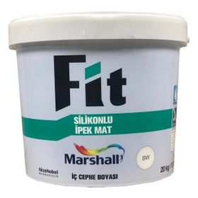 Marshall Fit Adaçayı 20 kg Silikonlu İpek Mat Silinebilir İç Cephe Boyası