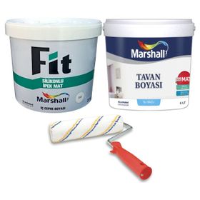 Marshall Fit Adaçayı 20 kg Silikonlu İpek Mat Silinebilir İç Cephe Boyası