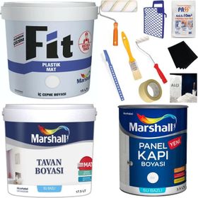 Marshall Fit Avokado 10 kg Silikonlu İpek Mat Silinebilir İç Cephe Boyası
