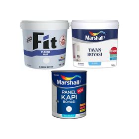 Marshall Fit Avokado 10 kg Silikonlu İpek Mat Silinebilir İç Cephe Boyası