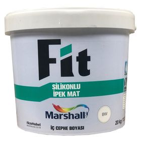 Marshall Fit Badem Ezmesi 20 kg Silikonlu İpek Mat İç Cephe Duvar Boyası