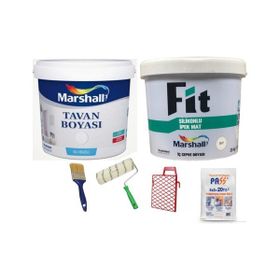Marshall Fit Beyaz 20 kg Silikonlu İpek Mat İç Cephe Duvar Boyası