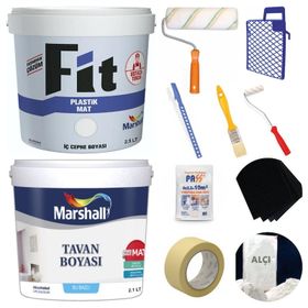 Marshall Fit Buzul Yeşili 2.5 lt Plastik Su Bazlı İç Cephe Duvar Boyası
