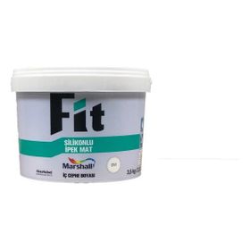 Marshall Fit Fildişi 3.5 kg Silikonlu İpek Mat Silinebilir İç Cephe Boyası