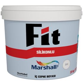 Marshall Fit Fildişi 3.5 kg Silikonlu İpek Mat Silinebilir İç Cephe Boyası