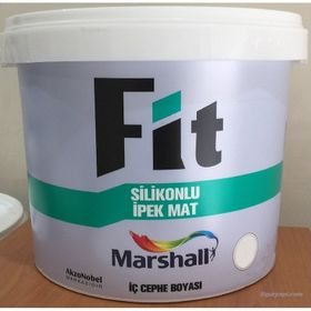 Marshall Fit Fildişi 3.5 kg Silikonlu İpek Mat Silinebilir İç Cephe Boyası